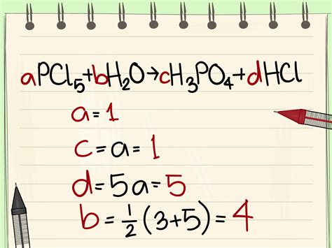 The most complex formula should usually be balanced first. The simplest formula should usually be balanced last. The least common multiple between two numbers may used to …